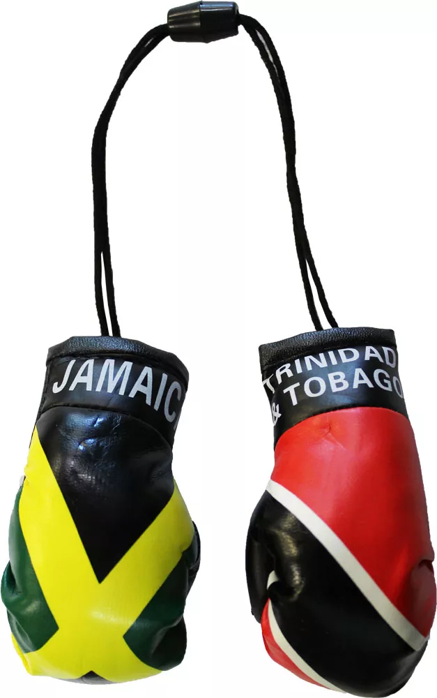 Jamaica and Trinidad and Tobago Mini Boxing Gloves