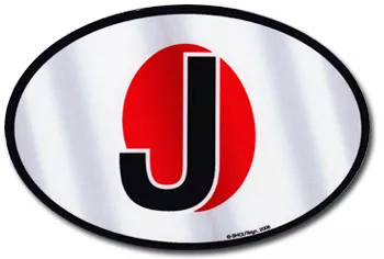 Japan Wavy Oval Decal