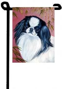 Japanese Chin (Dynasty) - 11"x15" 2-Sided Garden Banner
