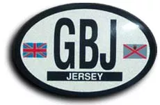 Jersey Oval Decal
