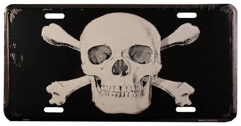 Jolly Roger License Plate