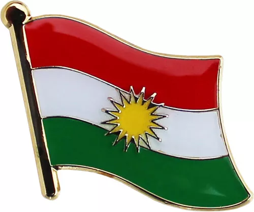 Kurdistan Flag Lapel Pin
