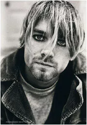 Kurt Cobain Textile Poster (Serious)