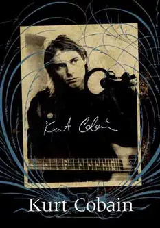 Kurt Cobain Textile Poster (Frame)