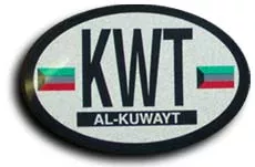 Kuwait Oval Decal