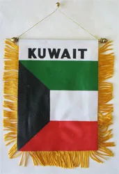 Kuwait Window Hanging Flag