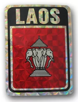 Laos Reflective Decal