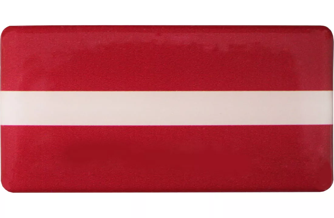 Latvia Domed Sticker