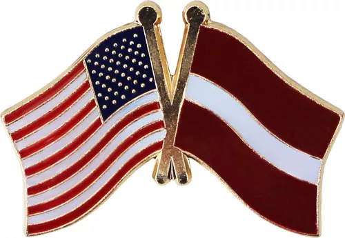 Latvia Friendship Pin