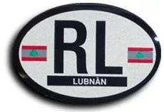Lebanon Oval decal