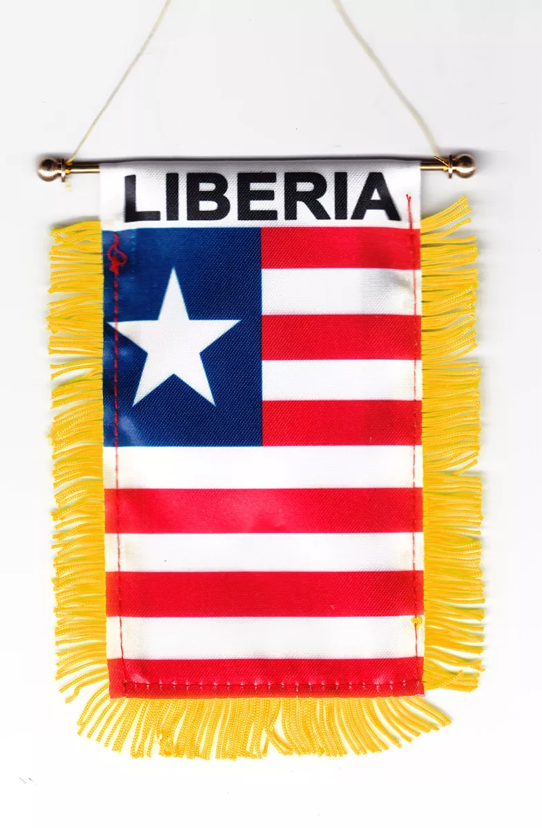 Liberia Window Hanging Flag