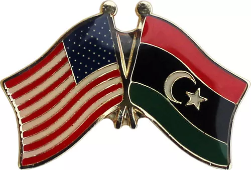 Libya Friendship Lapel Pin 