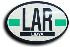Libya (1977-2011) Oval Decal