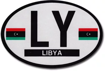Libya Oval decal