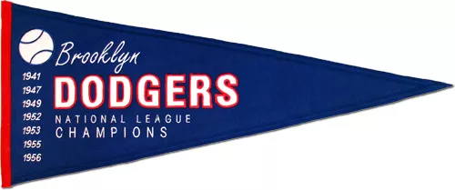 Los Angeles Dodgers Wool Pennant (Throwback Design)