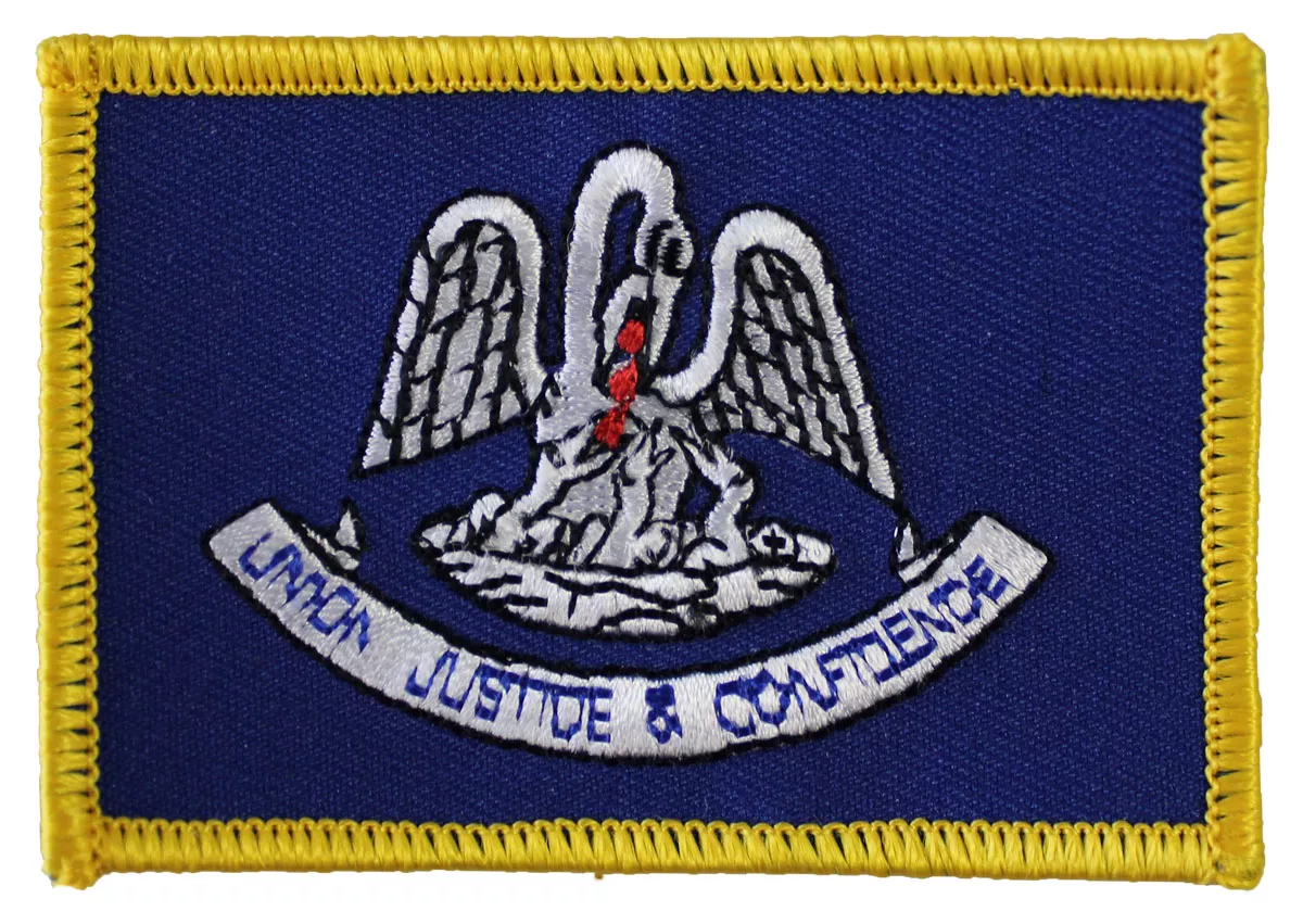 Louisiana Rectangular Patch