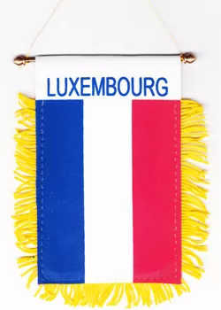 Luxembourg Window Hanging Flag
