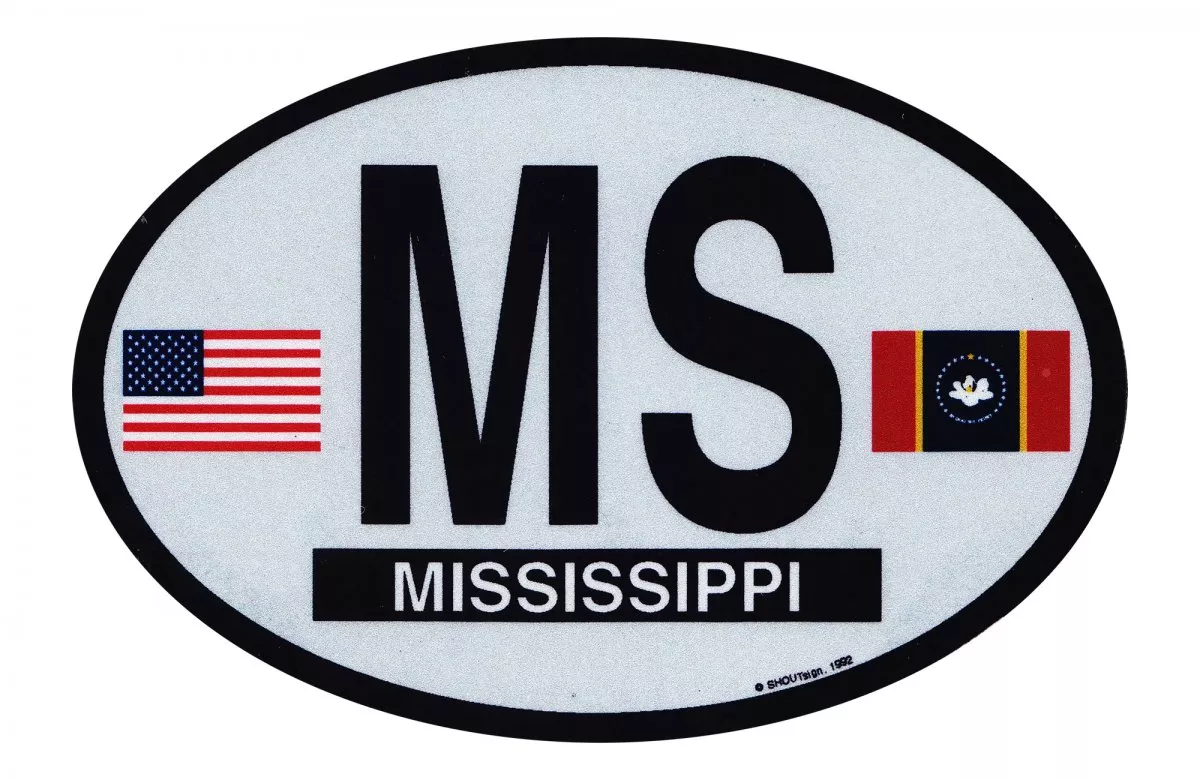 Mississippi Oval Decal (2021)