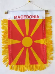 North Macedonia, Republic of - Window Hanging Flag