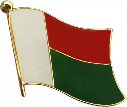 Madagascar Flag Lapel Pin