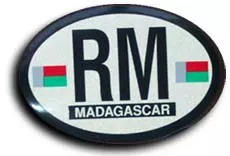 Madagascar Oval decal