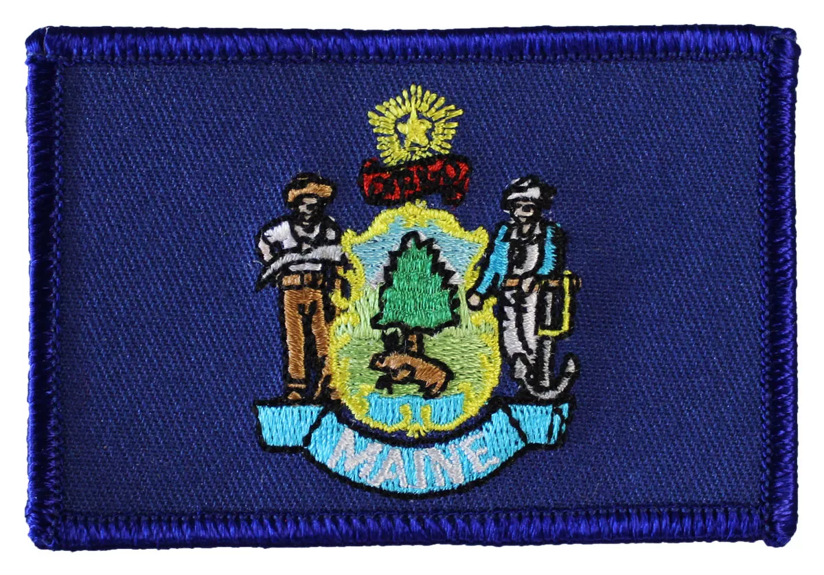 Maine Rectangular Patch