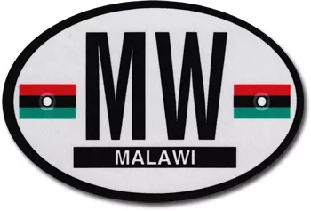 Malawi Oval Decal (2010-2012)