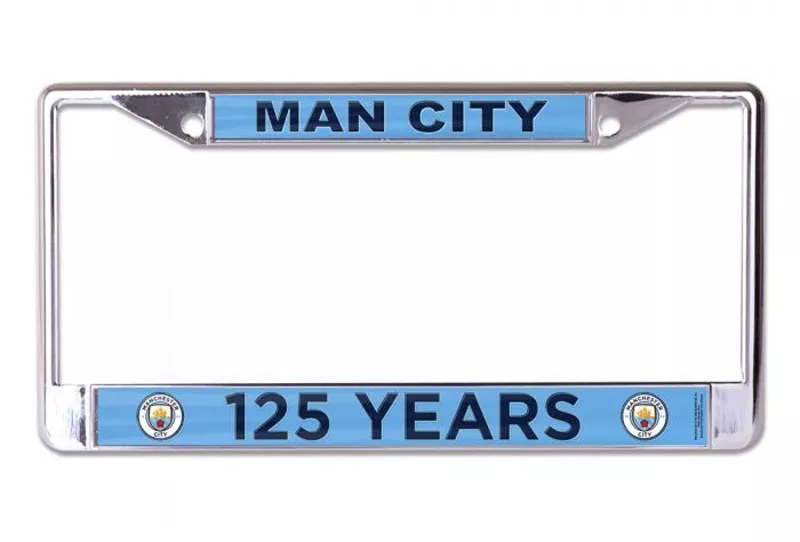 Manchester City Metal License Plate Frame