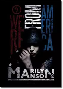 Marilyn Manson Fabric Poster (American)