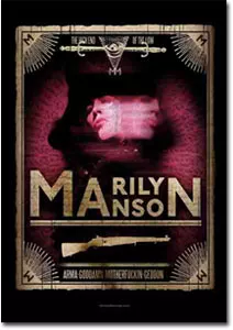 Marilyn Manson Fabric Poster (Tarot)