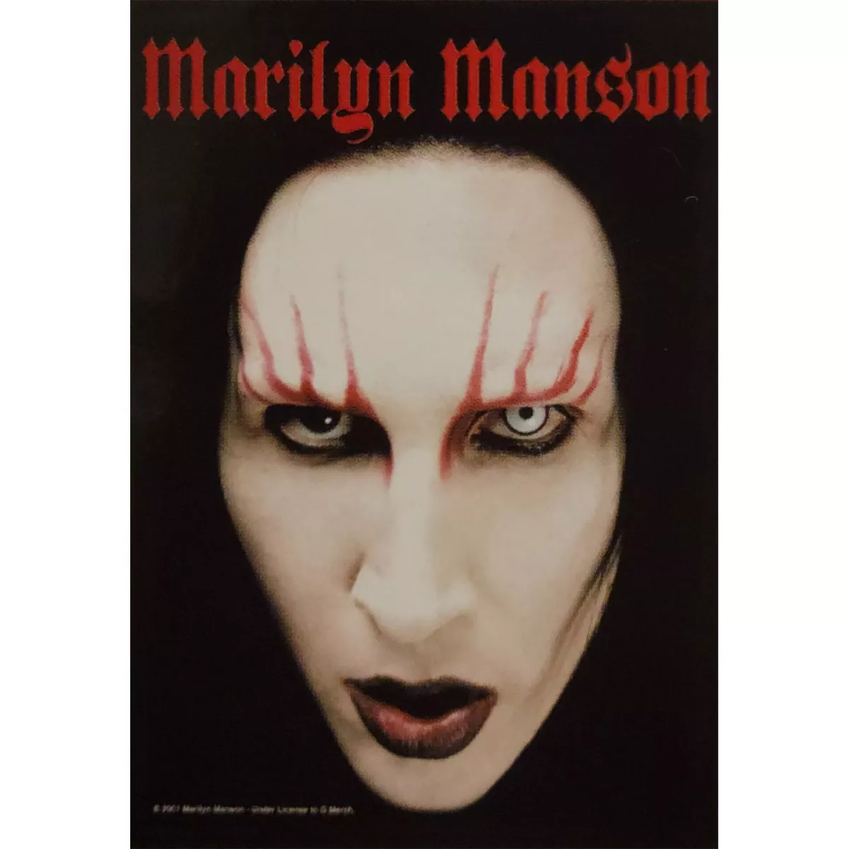 Marilyn Manson Textile Poster (Headshot)