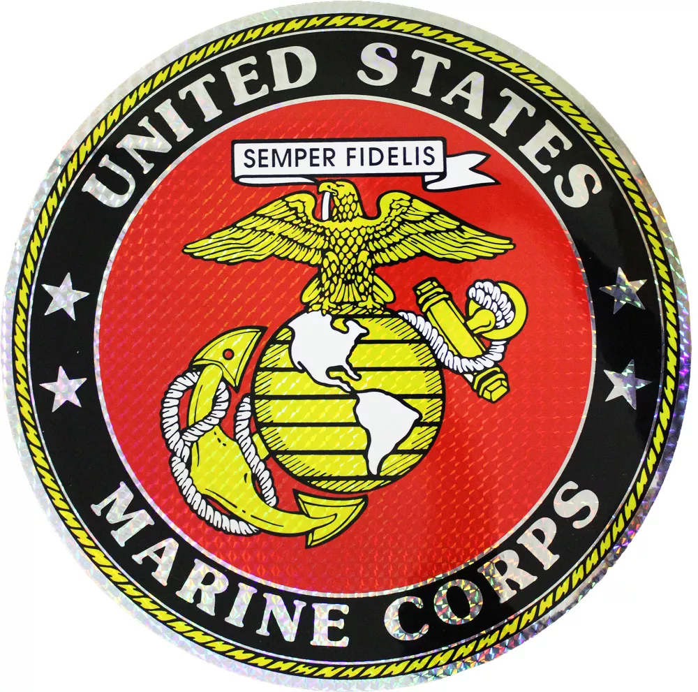 Marines - 12" Reflective Decal