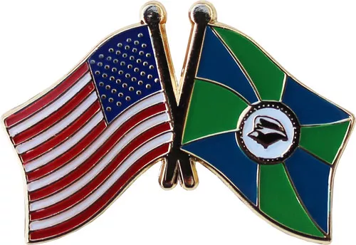 Martinique (Shell Design) Friendship Pin