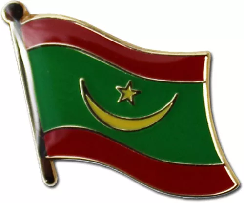 Mauritania Flag Lapel Pin (2017)