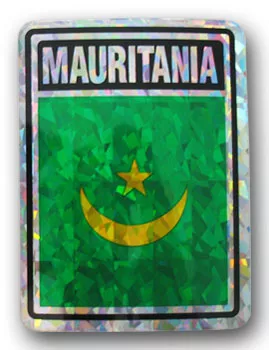 Mauritania Reflective Decal (1959-2017)