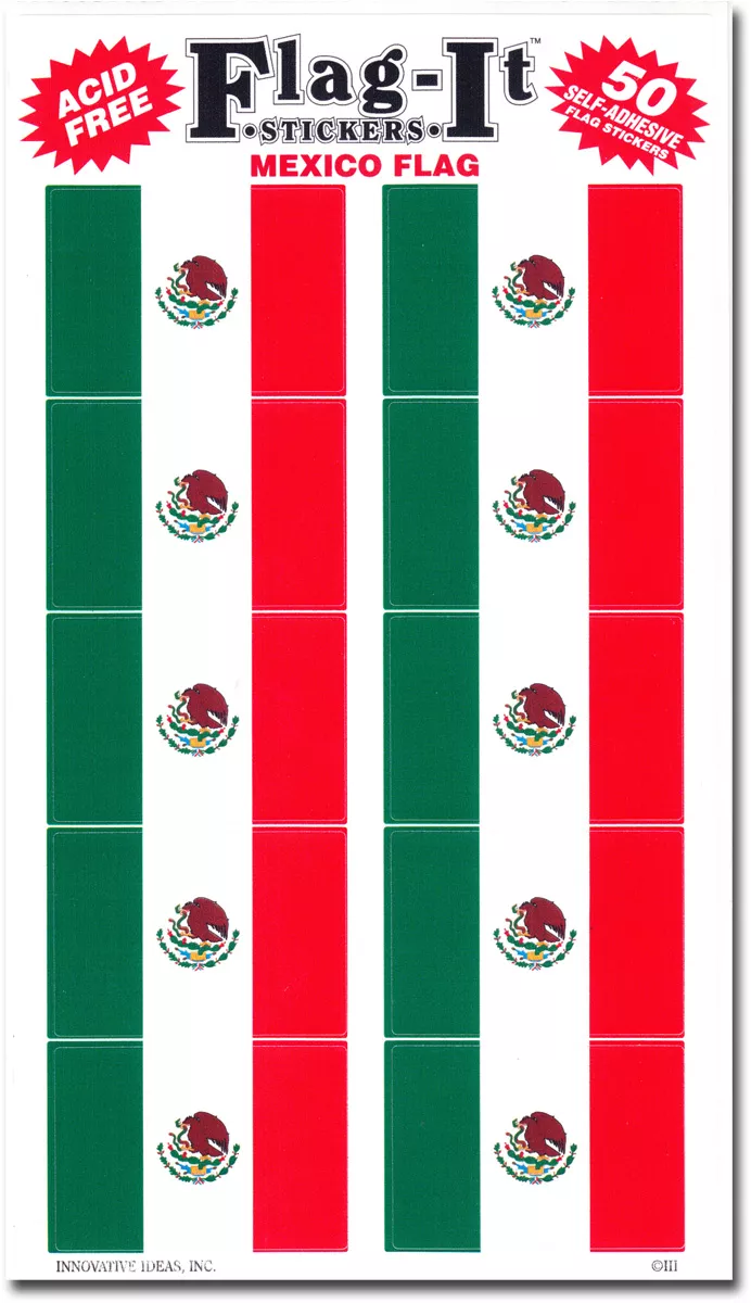 Mexico 50 Count Sticker Pack