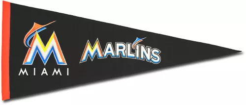 Miami Marlins Wool Pennant