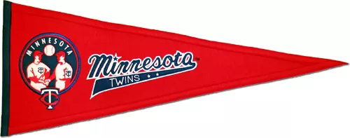 Minnesota Twins Wool Pennant (Throwback Design)