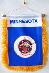Minnesota (1983-2024) Window Hanging Flag