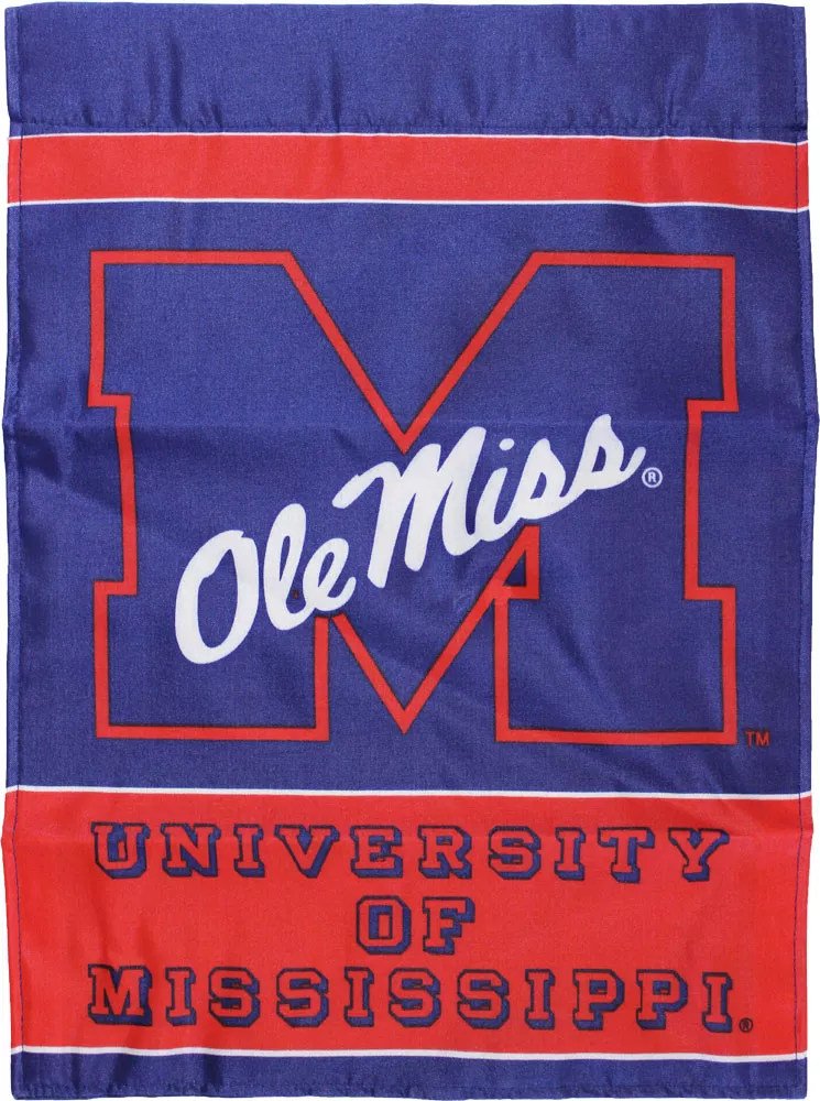 University of Mississippi - 13"x18" 2-Sided Garden Banner