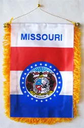 Missouri Window Hanging Flag