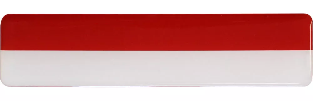 Monaco Long Domed Sticker