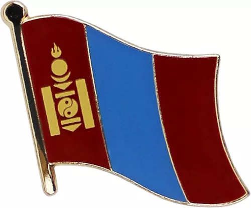 Mongolia Flag Lapel Pin