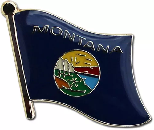 Montana Flag Lapel Pin