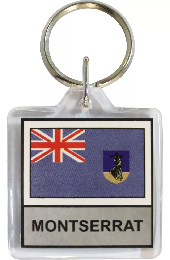 Montserrat Keyring