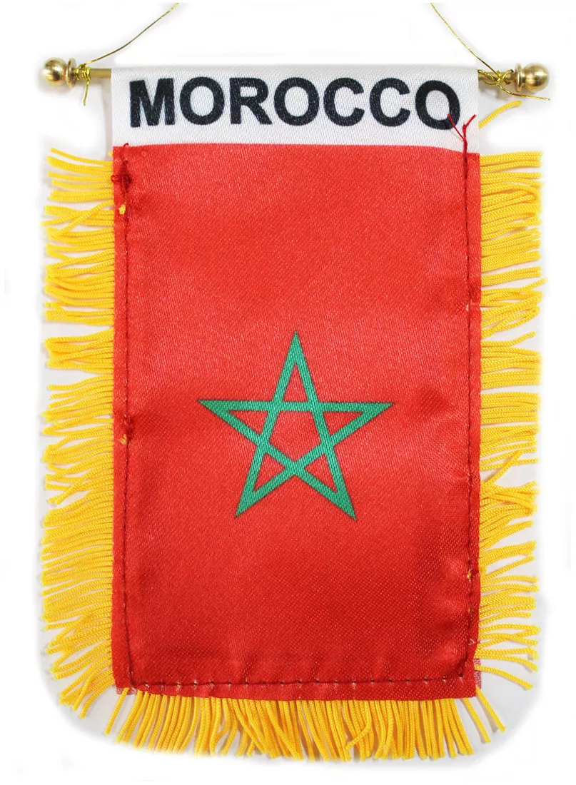 Morocco Window Hanging Flag