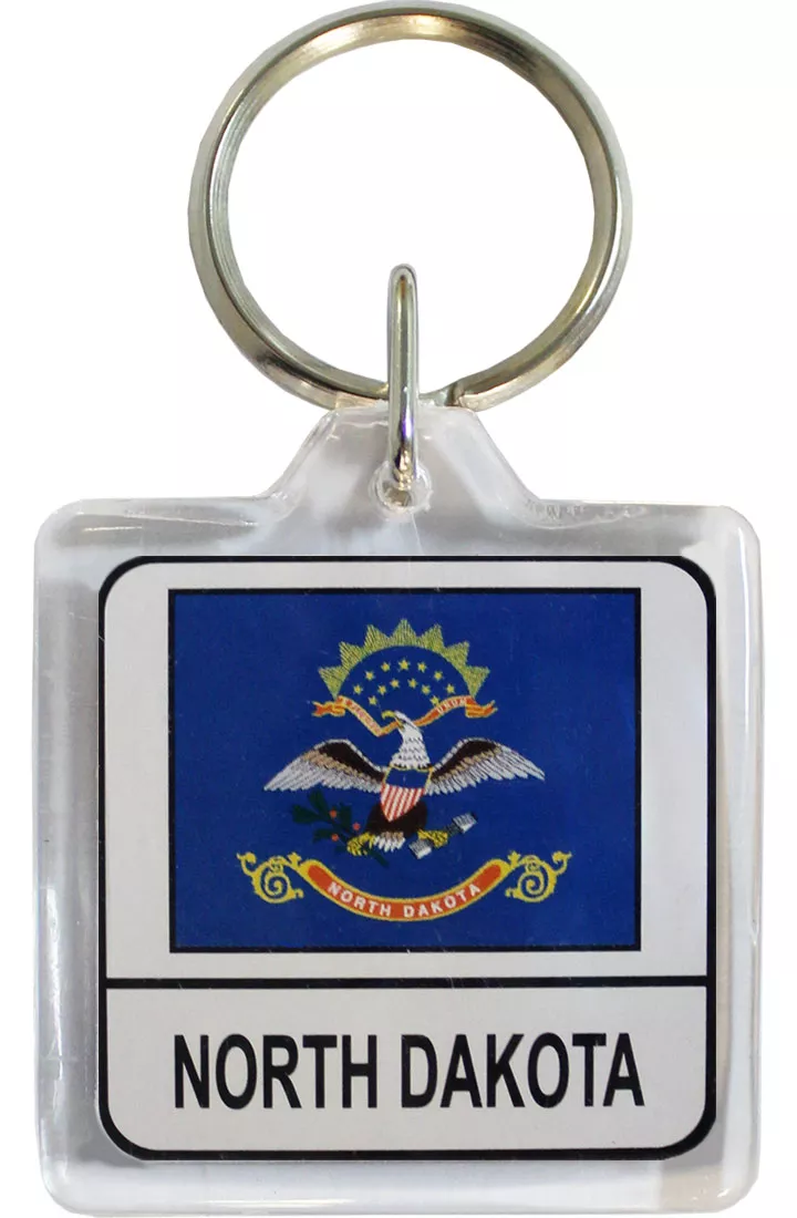 North Dakota Keyring
