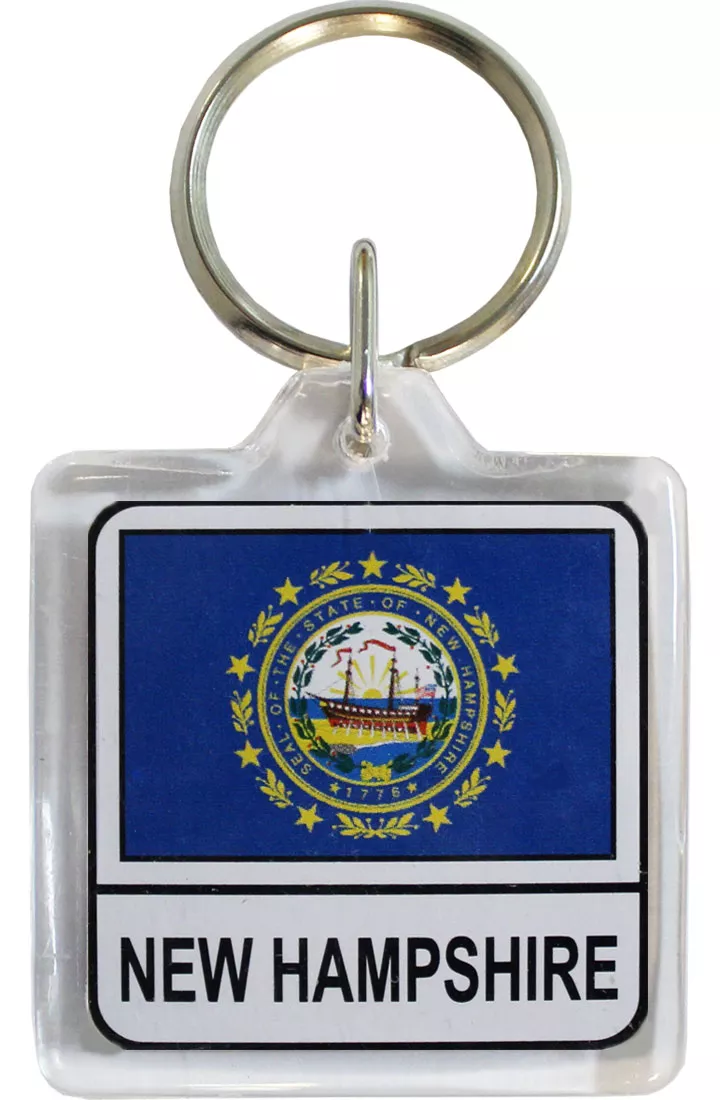 New Hampshire Keyring