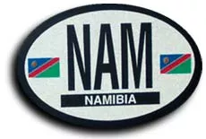 Namibia Oval decal