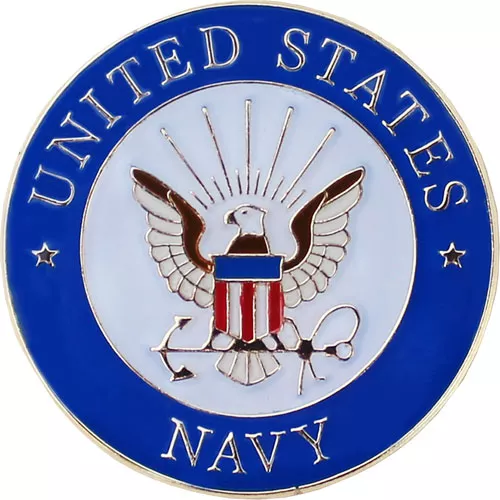 Navy Lapel Pin